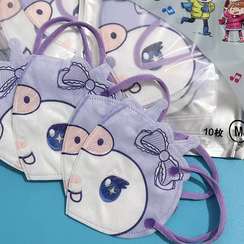 Children'S Cartoon Coolomi Mask 3D Three-Dimensional Mask Coolomi Special-Shaped Mask Disposable Protective Mask - Image 2