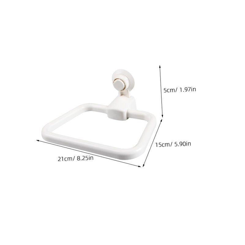DECHOUS Reusable Suction Cup Hooks Strong Suction Power Shower Towel Holder Oilproof Bathroom Wall Hanger - Image 3
