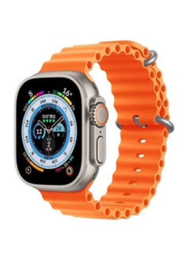 Generic S9 Ultra Smart Watch -Orange  - Image 2