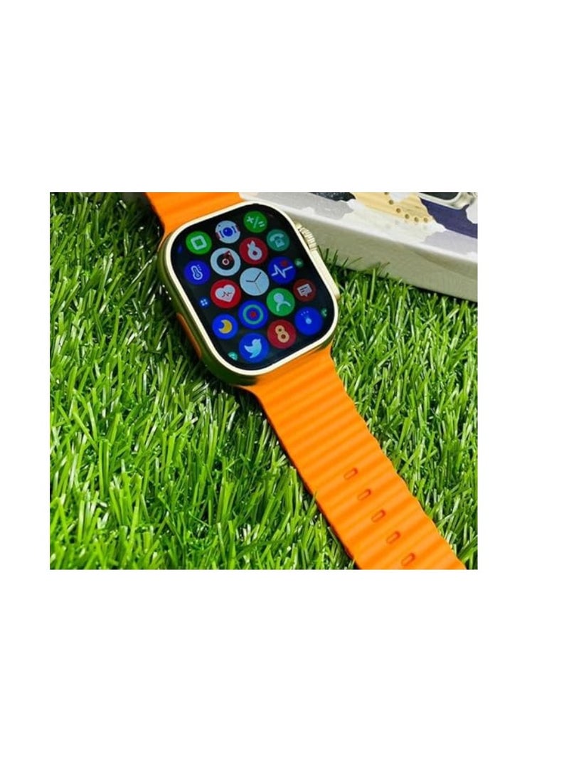 Generic S9 Ultra Smart Watch -Orange  - Image 3