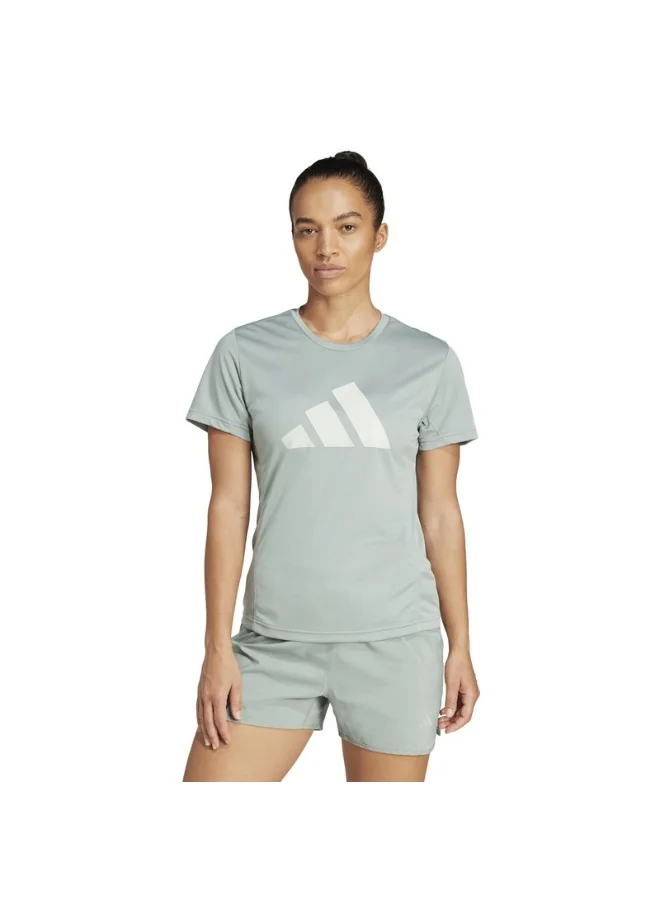 اديداس adidas RUN IT TEE Green Running T-SHIRTS for Women - 2XS