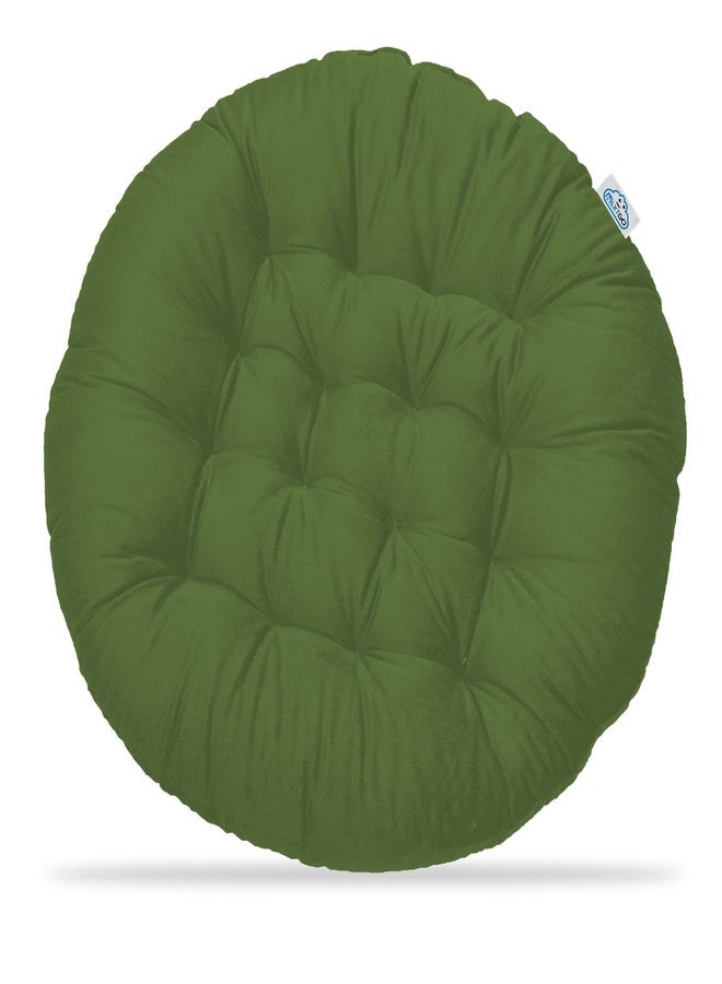 NEXTGO Yoga Floor Cushion for Meditation Mat Size (70 cm Round) (English Green) - Image 3