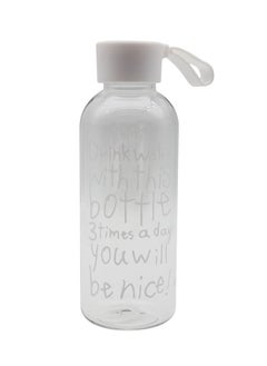 NIBEMINENT Portable Break Proof Water Bottle 560ML ZM1580402 Transparent 