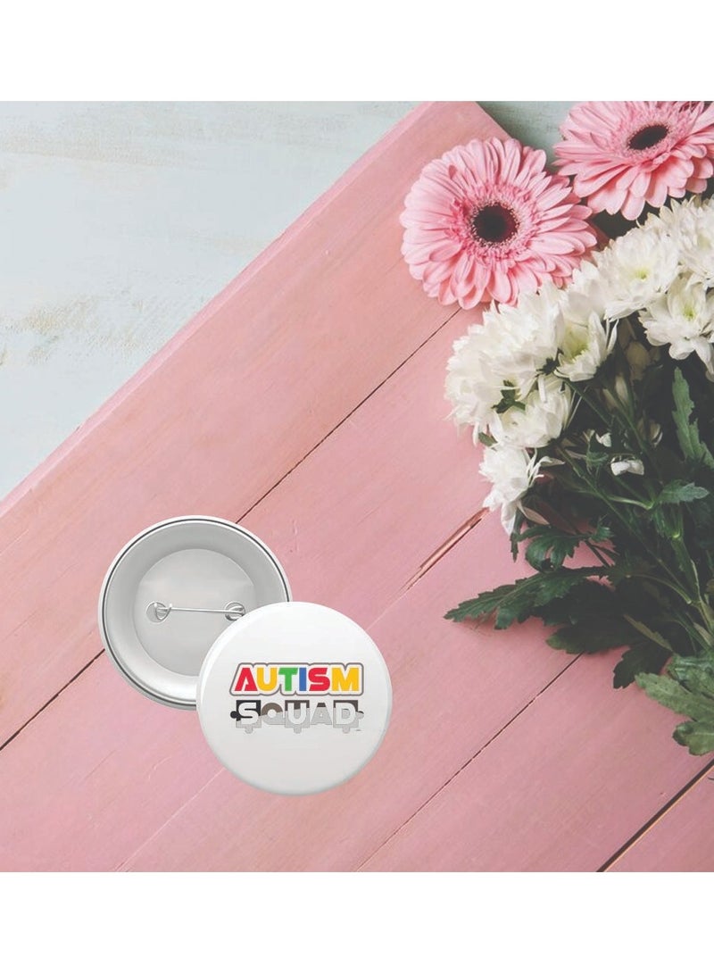 PRINTSHOP4ME Autism Awareness Button Badge - Lapel Pin for Backpacks and Jackets - Perfect for Events - Autism Awareness Pin Badge for Kids and Adults - Pin Badges for Autism Acceptance - Image 4