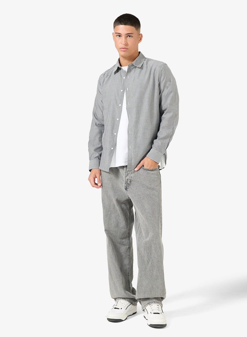 سفنتي فايف قميص كلاسيكي بقصة عادية - Image 4