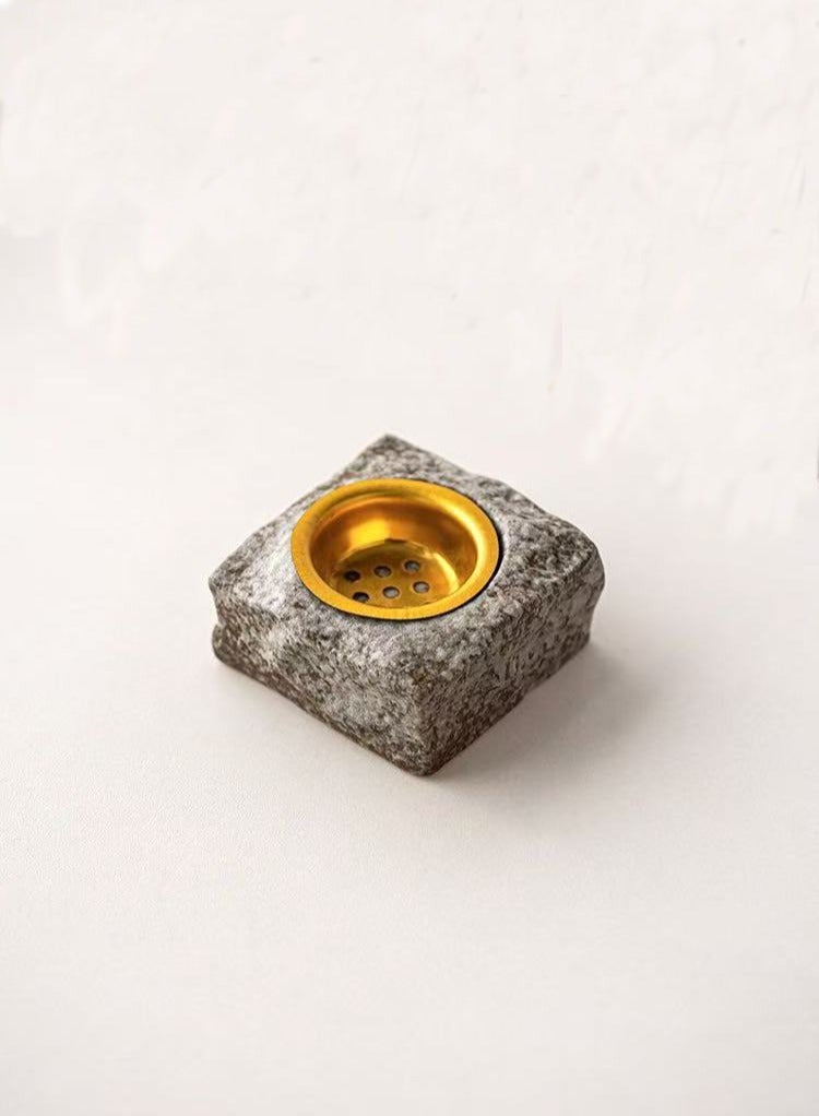 Decorative Burner Aromatherapy Furnace Home Decor Party Dress Celebration Ramadan Home Desktop Aromatherapy Furnace Grey  - Image 1