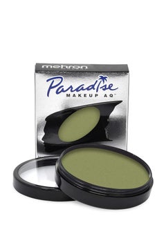 mehron Mehron Makeup Paradise Makeup AQ Pro Size | Stage & Screen, Face & Body Painting, Special FX, Beauty, Cosplay, and Halloween | Water Activated Face Paint & Body Paint 1.4 oz (40 g) (Olive)  - Image 2