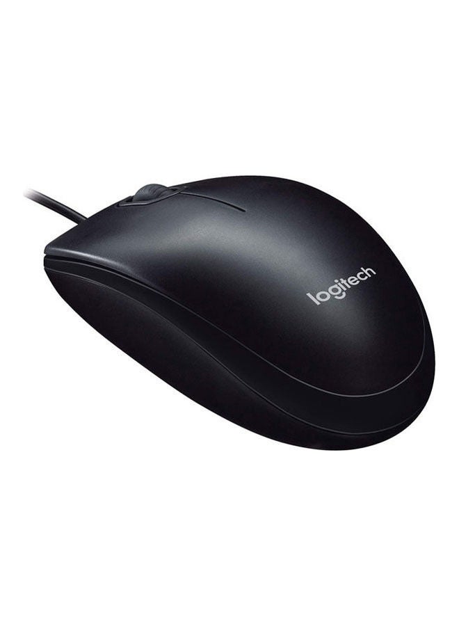 Logitech M90 Optical Wired Mouse Black - Image 2