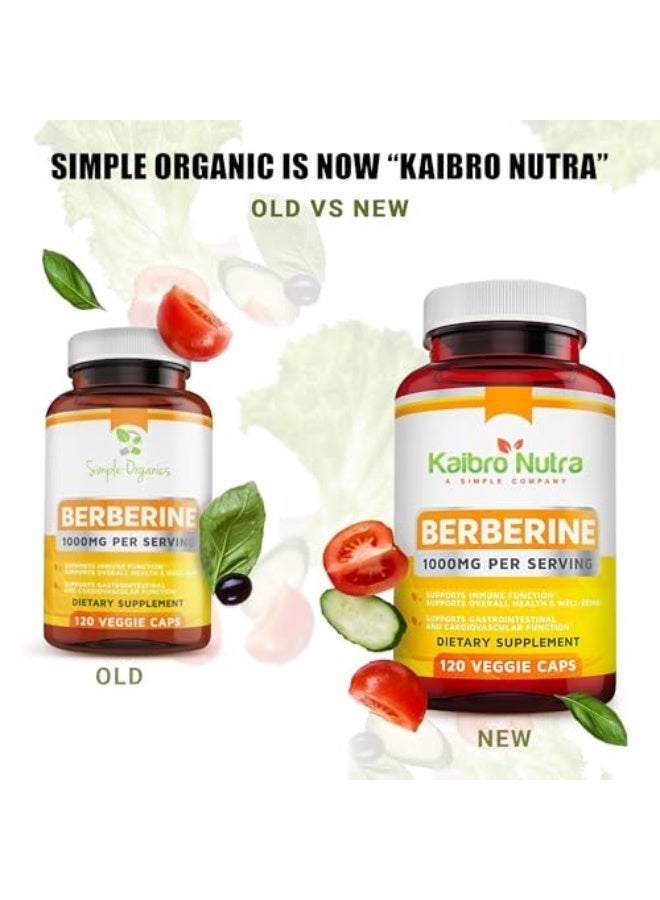 Simple-Organics بيربرين 500 ملغ (1000 ملغ لكل حصة) - 120 كبسولة نباتية - يدعم وظيفة المناعة الصحية - Image 3