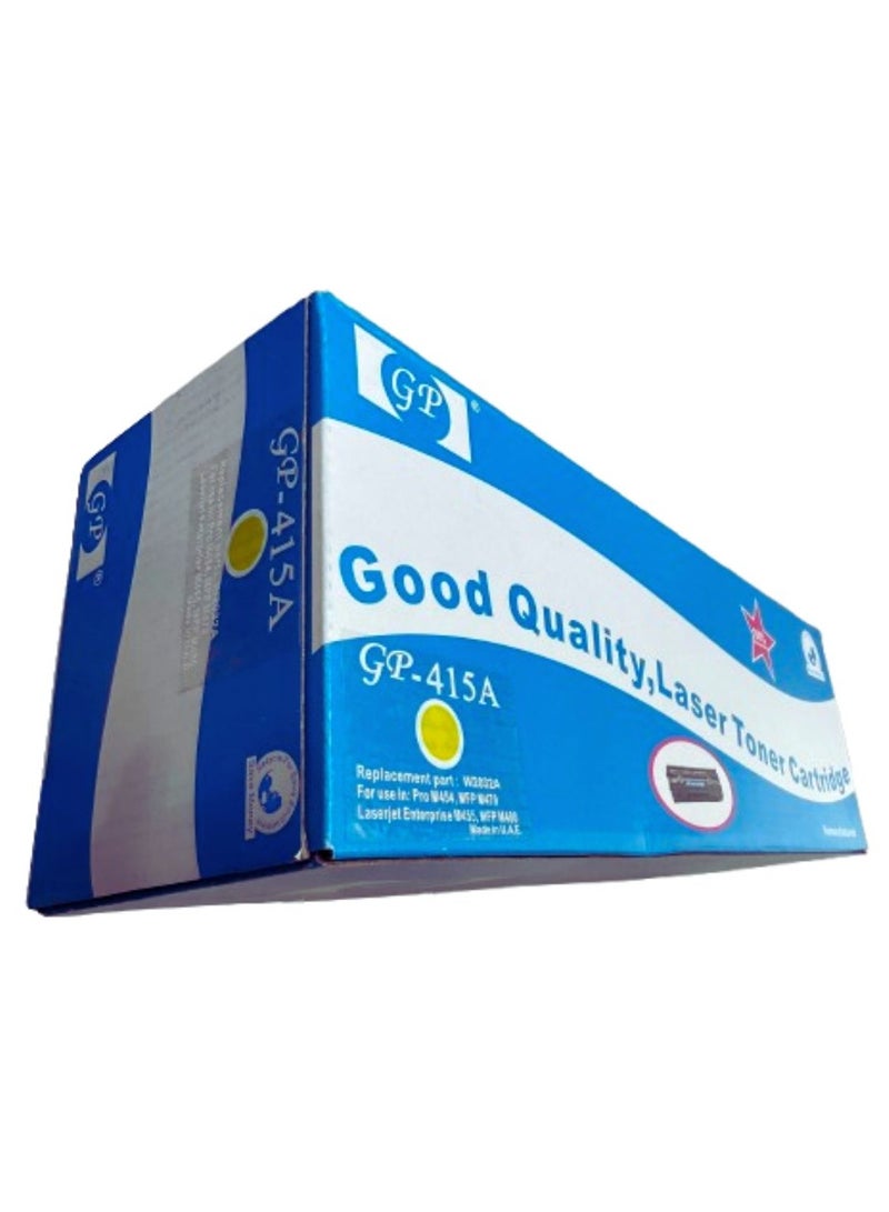 GP 415A Yellow Remanufactured LaserJet Toner Cartridge (W2032A) - Image 2