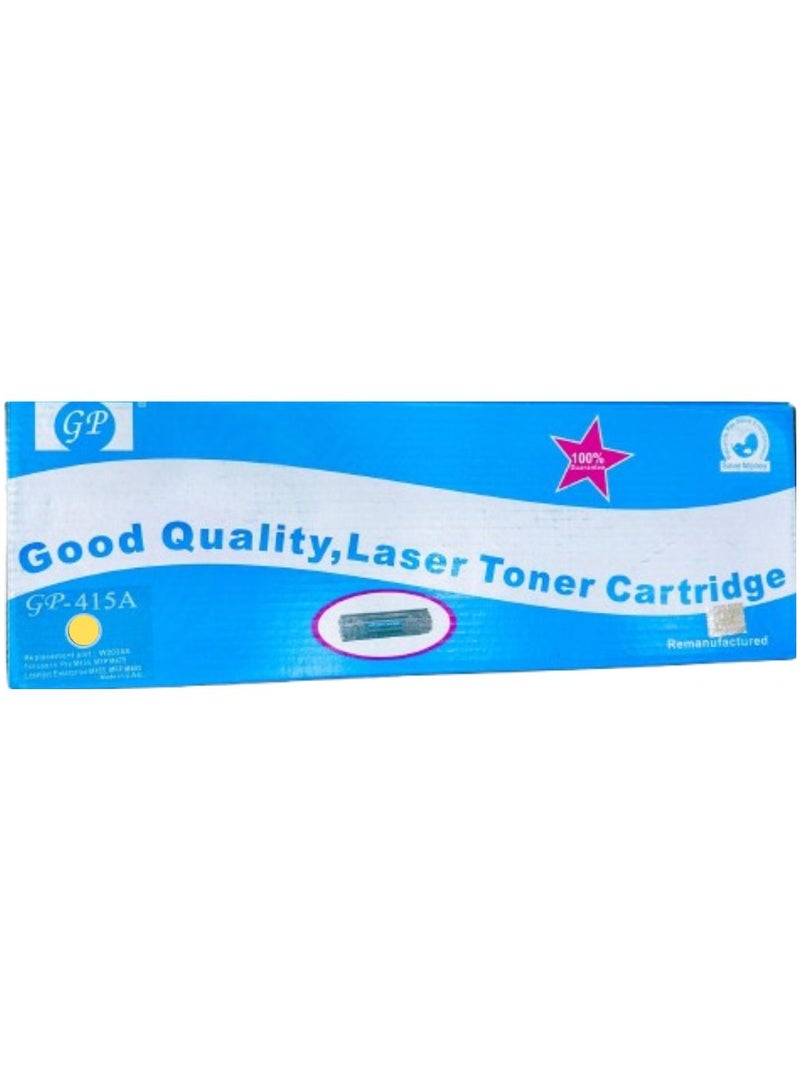 GP 415A Yellow Remanufactured LaserJet Toner Cartridge (W2032A) - Image 1