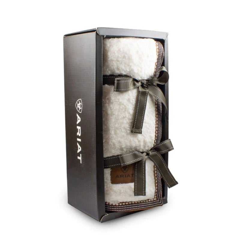 ARIAT Snuggle Appaloosa Blanket 50 x 60  Lightweight Comfy Soft Cozy Warm Fluffy Throw Blanket in Beautiful Gift Box