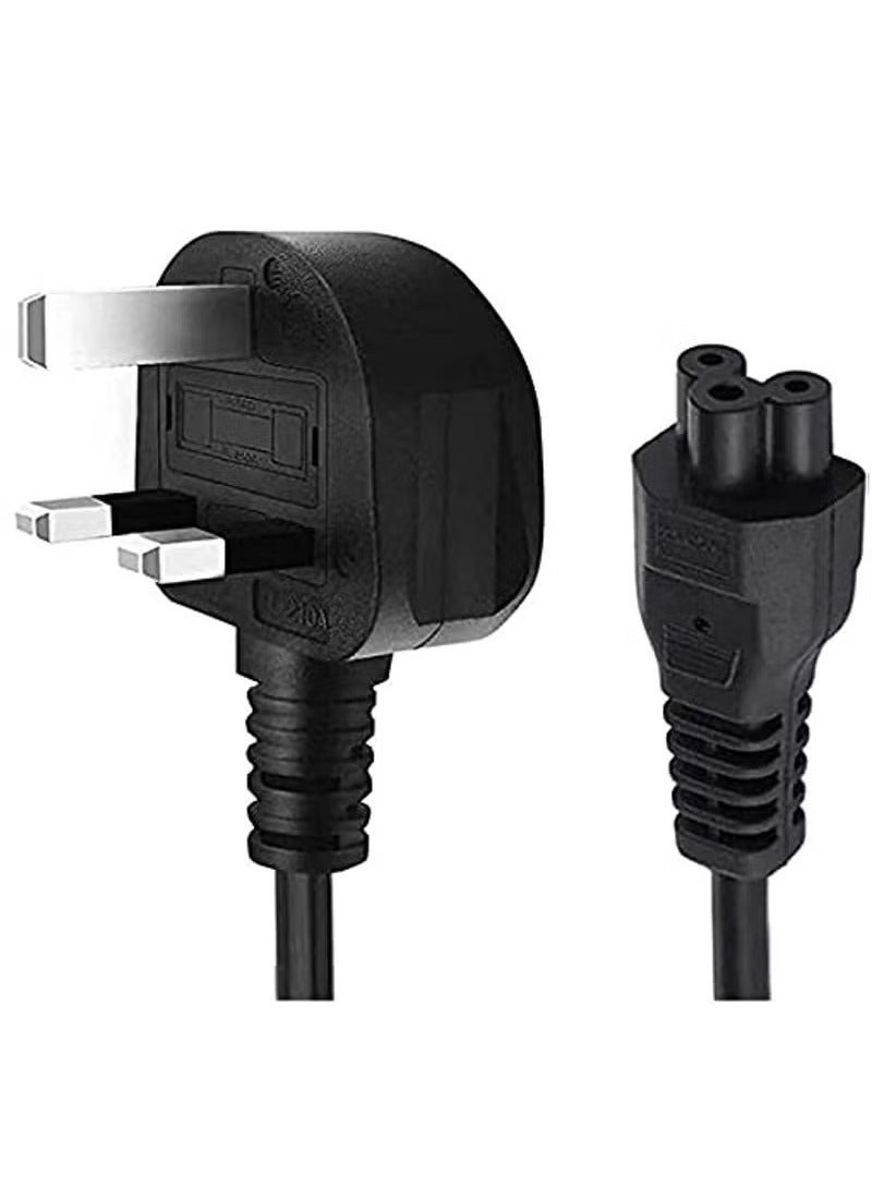 TIGER UK Power Cord Flower Type AC Cable with 3-Pin Fused Plug – 1.5M Long Heavy-Duty Electrical Power Cord for Home Appliances, Monitors, Printers, and Electronics – Safe & Durable UK Standard Plug Cable for Reliable Daily Use  - Image 3