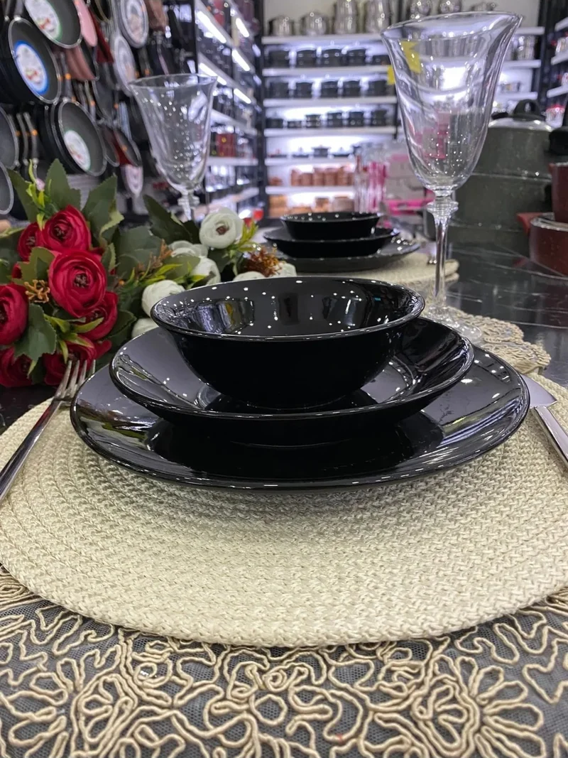 Nisahometeks 6 Pieces Wicker Braided American Service Plate