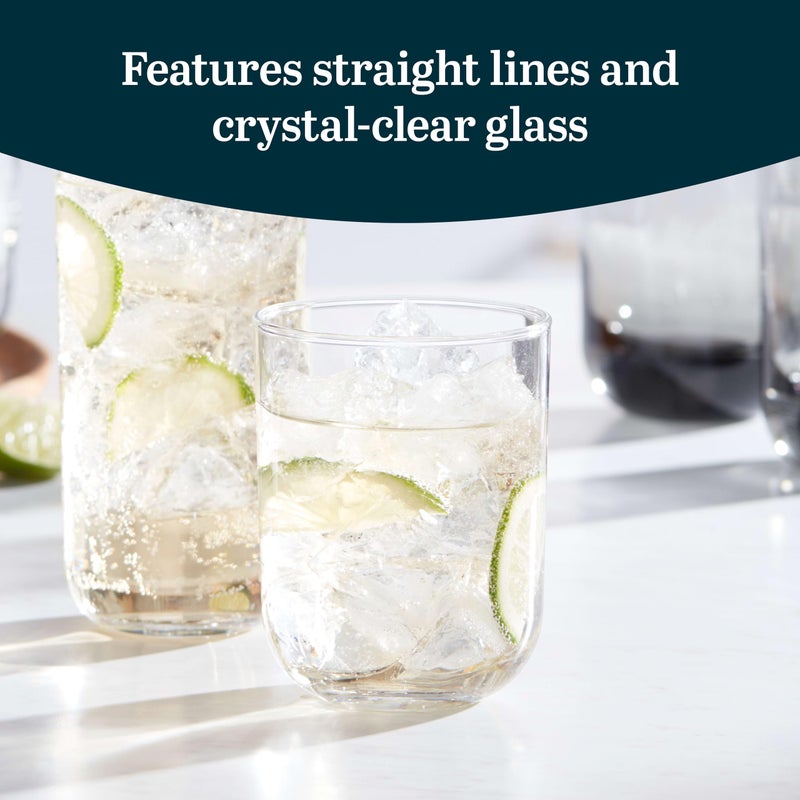 Libbey Polaris Rocks Glasses Set, Sophisticated Glassware Drinking Glasses Set of 8, Dishwasher Safe Glasses for Birthdays, Weddings, Anniversaries - Image 4