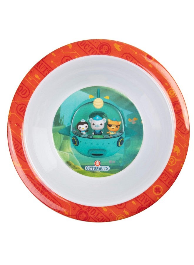 مجموعة أدوات تناول الطعام Octonauts المكونة من 5 قطع للأطفال الصغار - تتضمن طبقًا ووعاءً وكوبًا وشوكة وملعقة وأدوات مائدة - متينة وآمنة للاستخدام في غسالة الأطباق وخالية من مادة BPA - رائعة للعودة إلى المدرسة والسفر والتنقل - Image 4