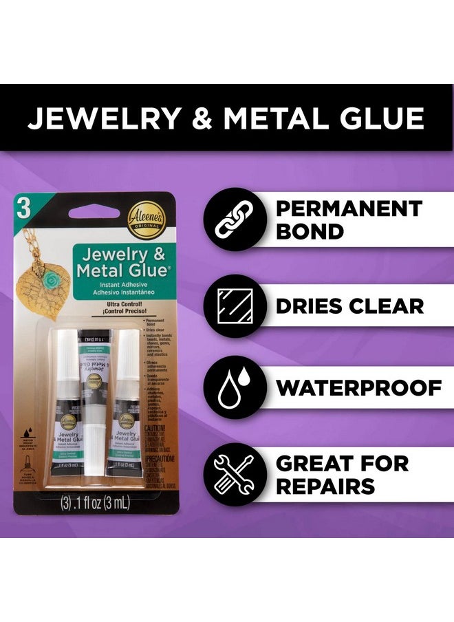 Aleene's 94830 Jewelry & Metal Glue 3/Pkg, 1Oz  - Image 2