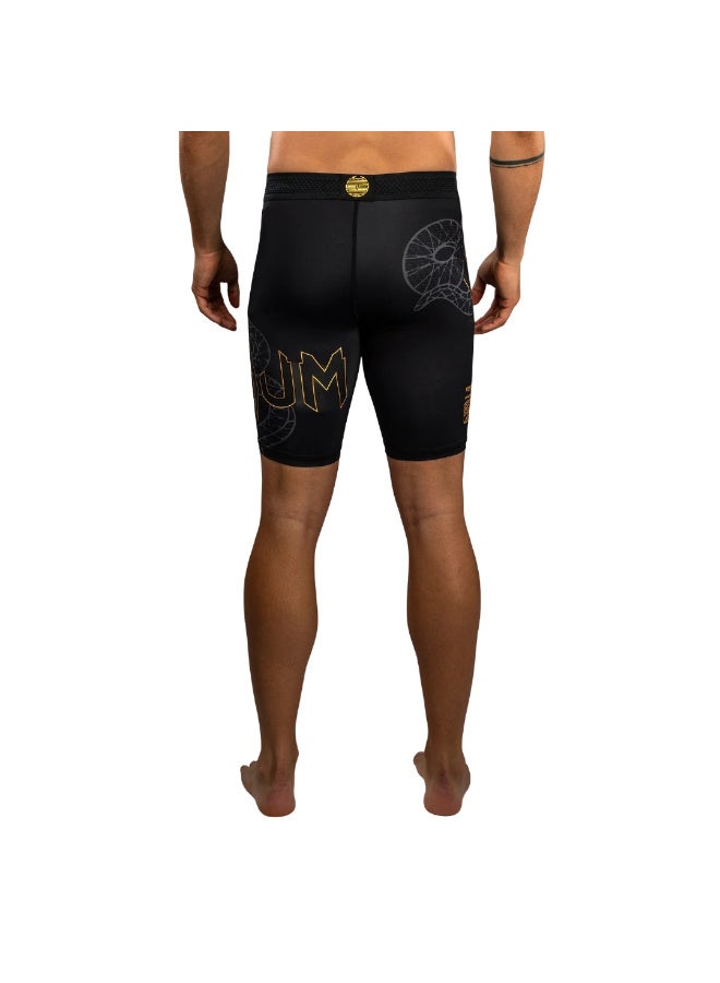 VENUM SERPENTI VALE TUDO SHORTS BLACK/SILVER/GOLD - Image 3