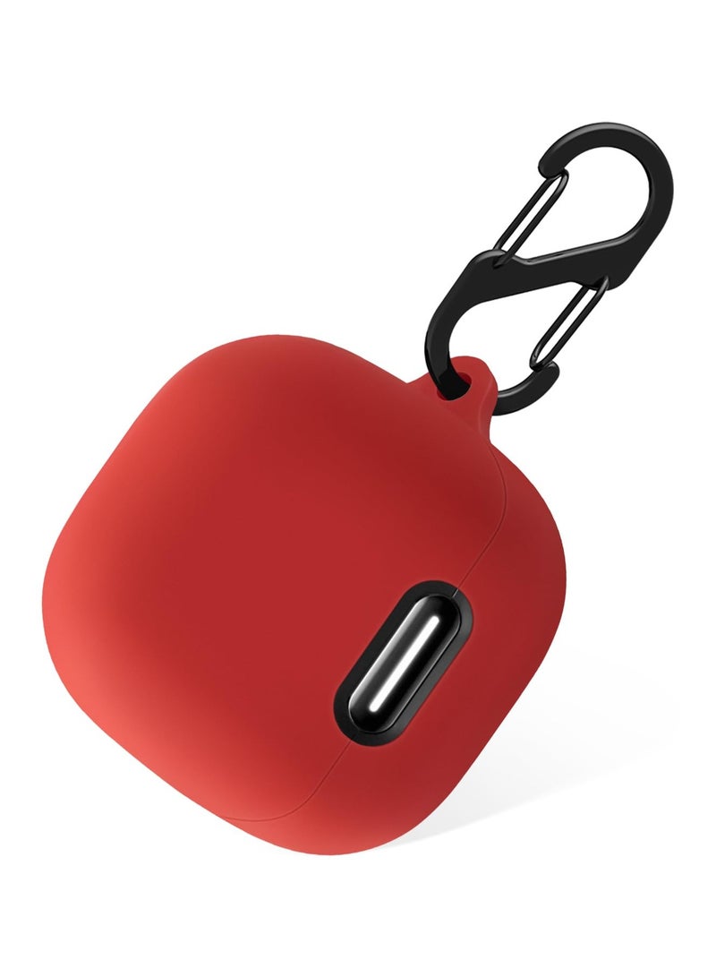 Compatible with Anker Soundcore Liberty 4 NC Case Cover Soft Silicone Shockproof Protective Case Skin for Wireless Earbuds (Red) - Image 5