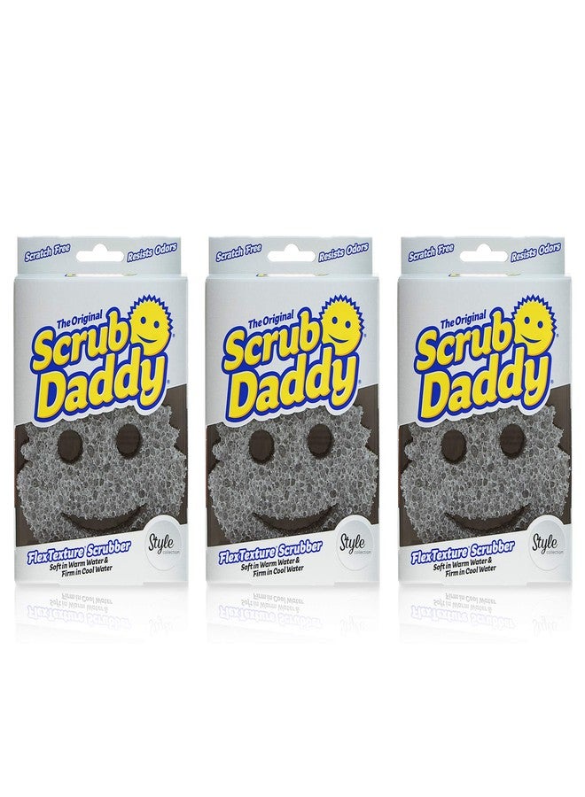 Scrub Daddy Sponge -Style Collection- Scratch-Free Scrubber for Dishes and Home, Odor Resistant, Soft in Warm Water, Firm in Cold, Deep Cleaning Kitchen and Bathroom, Dishwasher Safe, 1ct (3 Pack) - Image 1