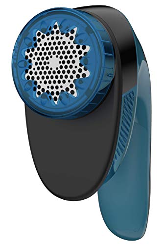 Rowenta JA1011 Portable Lint Remover Shaver with Adjustable Shave Height, Fabric Defuzzer, Blue - Image 1