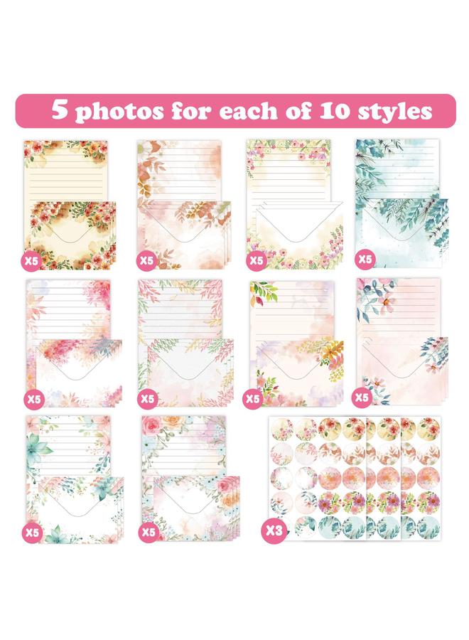 الأزرق جي دبليو 160 مغلف زهرة ألوان مائية - Image 5