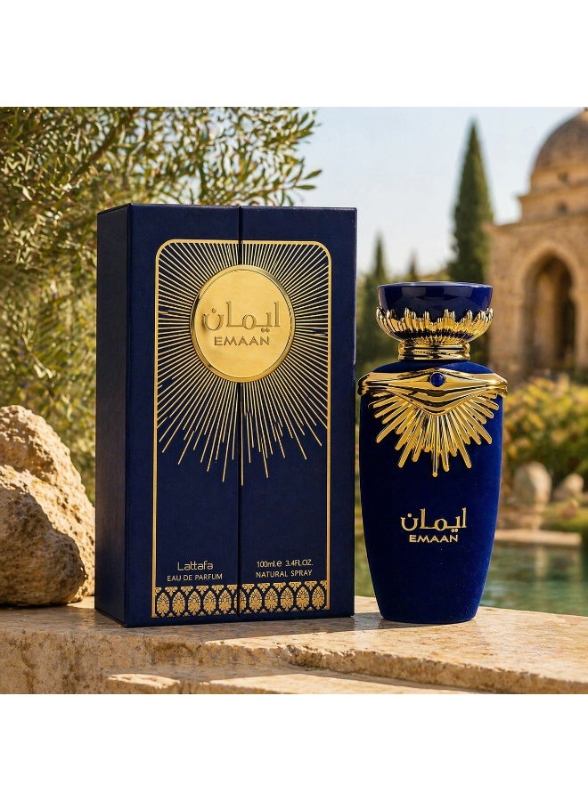 لطافة عطر لطافة إيمان او دو بارفيوم 100 مل – عطر زهري مسكي منعش طويل الثبات للنساء - Image 3