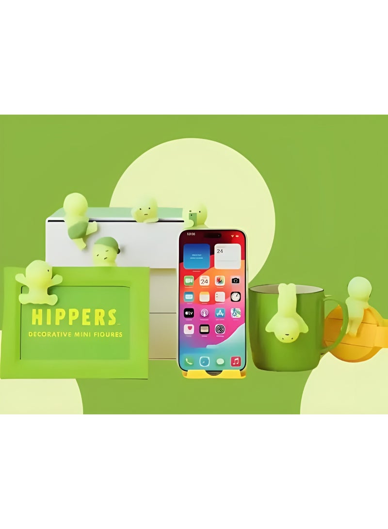 Smiski Dreams Hippers Smiski – Glow in the Dark Edition Mystery Box | Cute Decorative Mini Figures for Phone, Mug, Shelf, Desk & So On | Collectible Surprise Toy Gift | Pack of 1 - Image 2