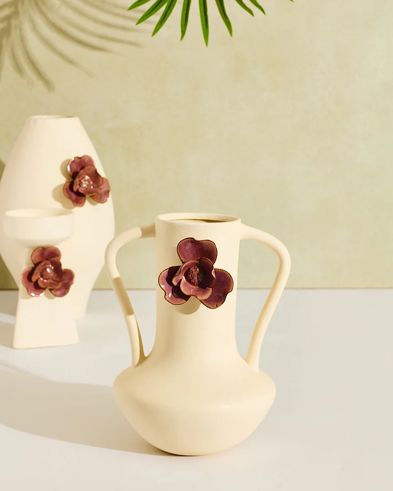 REDTAG Zaria Ceramic Vase With Handles