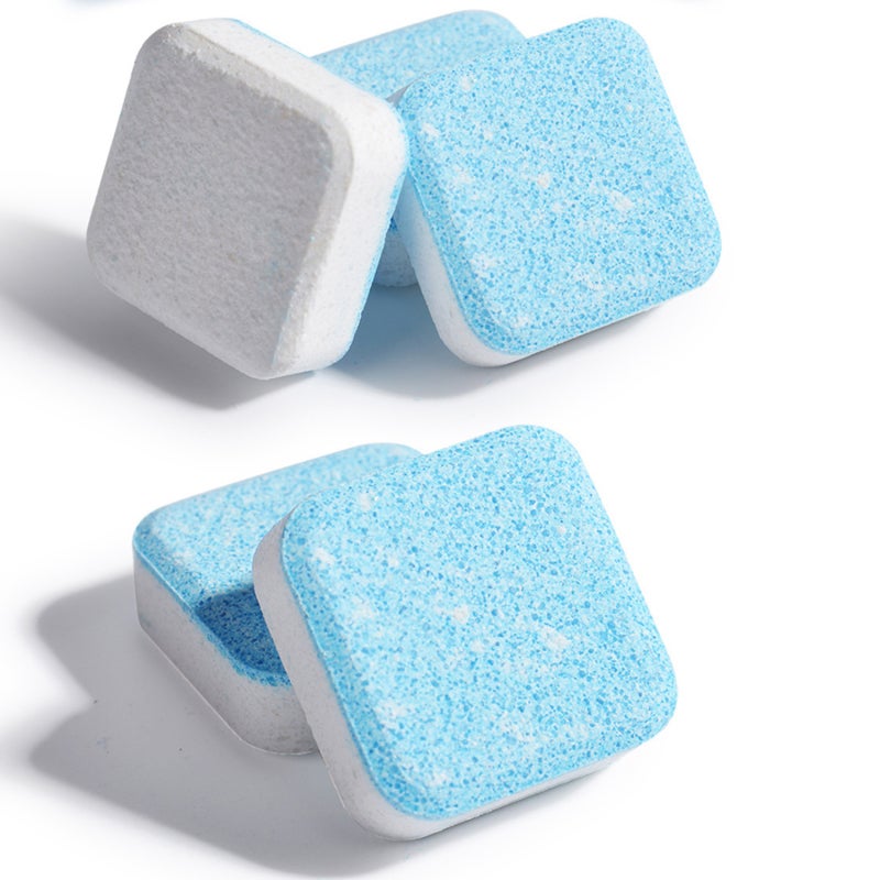 Dishwasher Tablets 100 Count Blue Effervescent Cleaning Tablets - Deep Cleaning Grease Removal - Hard Water Stain Remover for Kitchen Hygiene - Image 5