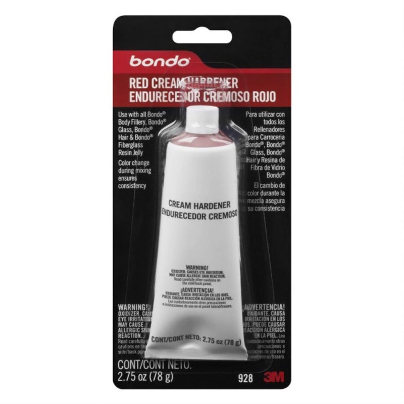 3M 928 3m Bondo Red Cream Hardener 2.75oz - Image 1