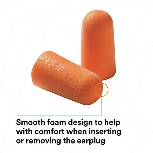 3M 1100 Ear Plug Un-Corded, Extra Soft, Reusable Earbuds Noise Cancellation, Soundproof Earplug Use For Underwater, Meditation, Study, Flight Travel, Sleeping, Sound Block Up To 29 Db (Pack of 10) - Image 3