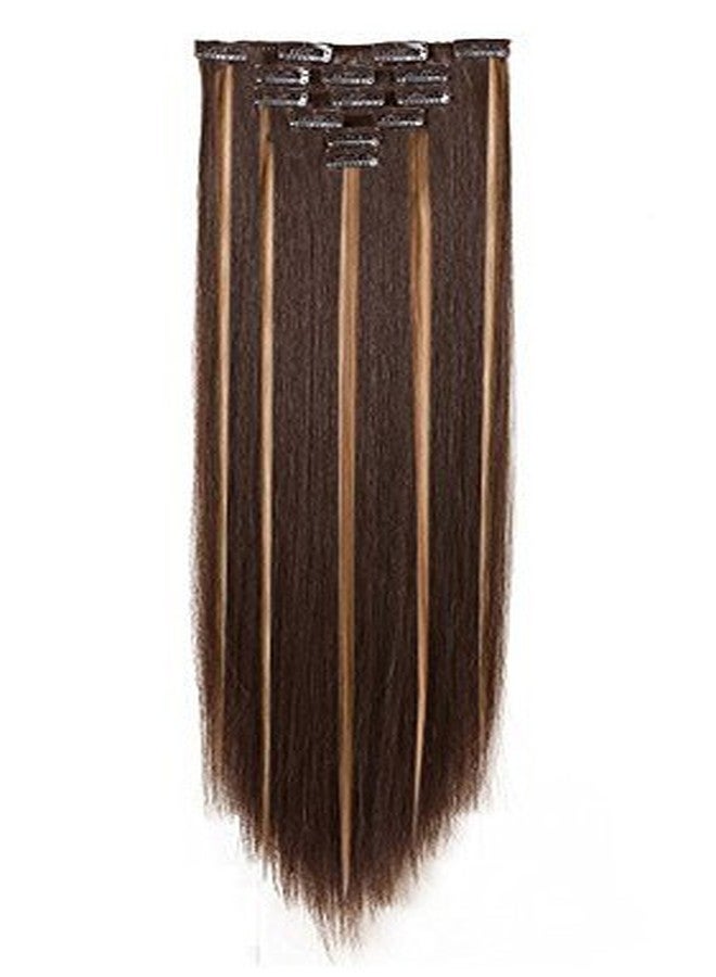 Fully Hair Extensions Straight Synthetic for Women and Girls (Model 12) - Image 1
