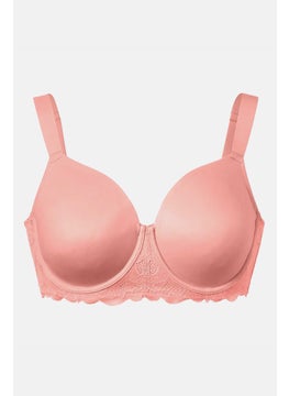 Tchibo Women Underwired Non Padded Bra, Coral  - Image 1