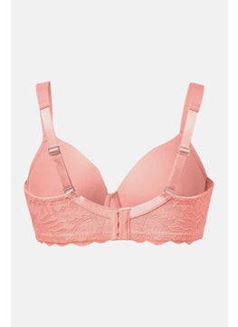 Tchibo Women Underwired Non Padded Bra, Coral  - Image 2