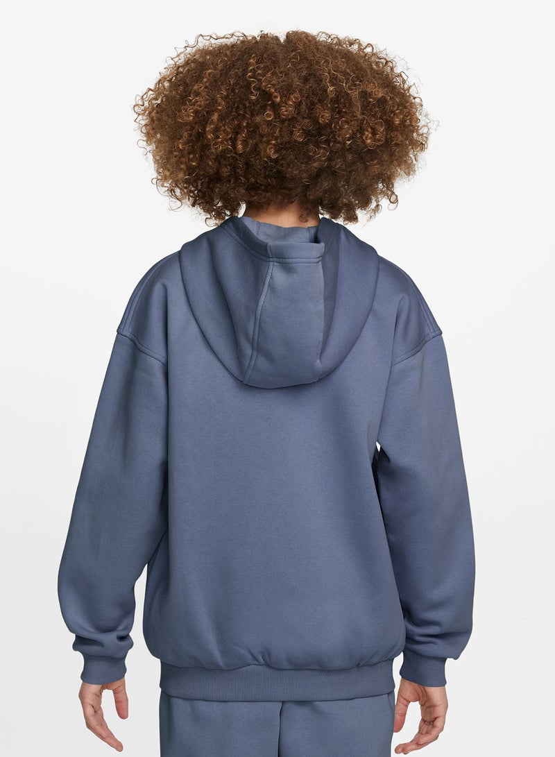 Nike Kids Nsw Club Fleece Oversized Hoodie - Image 2