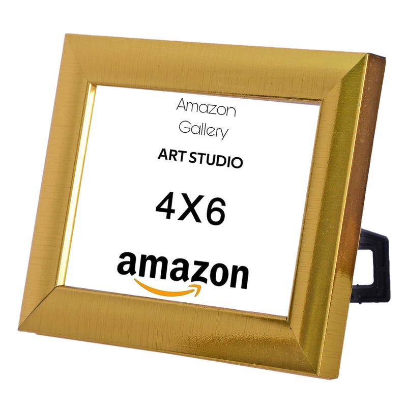 4X6 Photo Frame Wall & Tabletop Frames 10X15 CM (Gold-M15) - Image 4