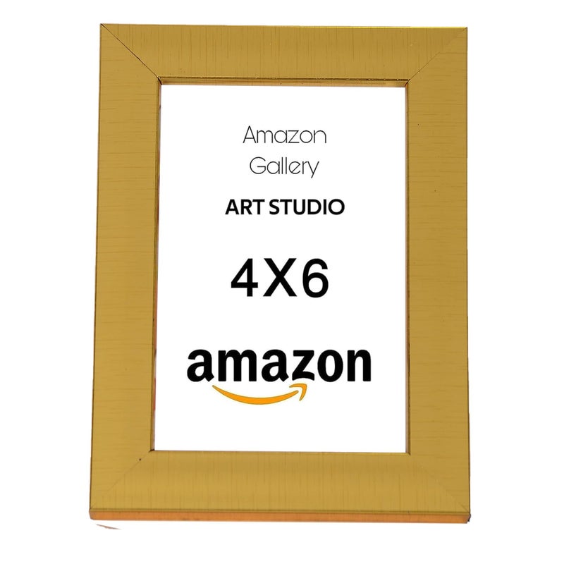 4X6 Photo Frame Wall & Tabletop Frames 10X15 CM (Gold-M15) - Image 3