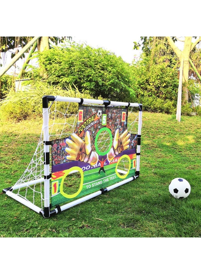 DMG TECH 2-in-1 Pop Up Soccer Goal for Kids, Portable Training Equipment for Kids, Football Practice, Goal Mini Soccer Goal Easy Set-Up for Outdoor Indoor Training Games for Ages 2-8 Children - Image 3
