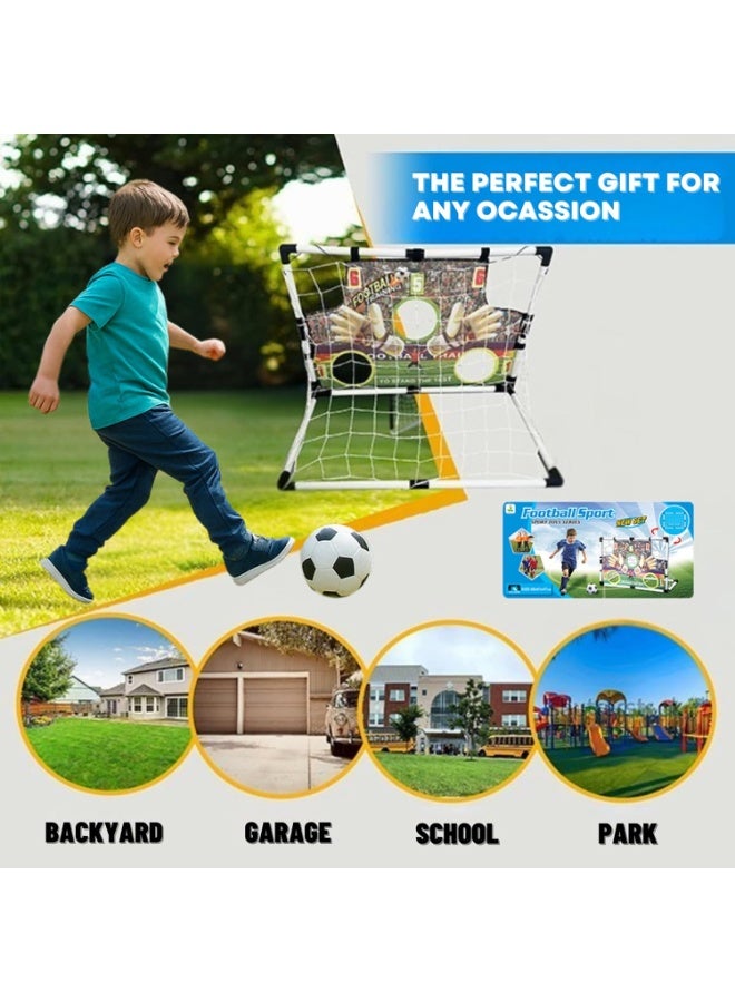 DMG TECH 2-in-1 Pop Up Soccer Goal for Kids, Portable Training Equipment for Kids, Football Practice, Goal Mini Soccer Goal Easy Set-Up for Outdoor Indoor Training Games for Ages 2-8 Children - Image 5