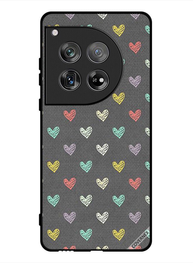 Covernex Protective Case Cover For OnePlus 12 Small Hearts Pattern - Image 1