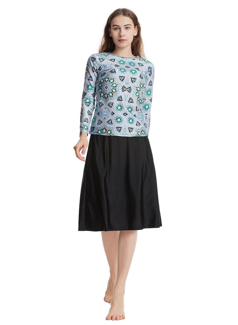 Loquat Muslim lady traditional fashion swimwear swimsuit - Image 1