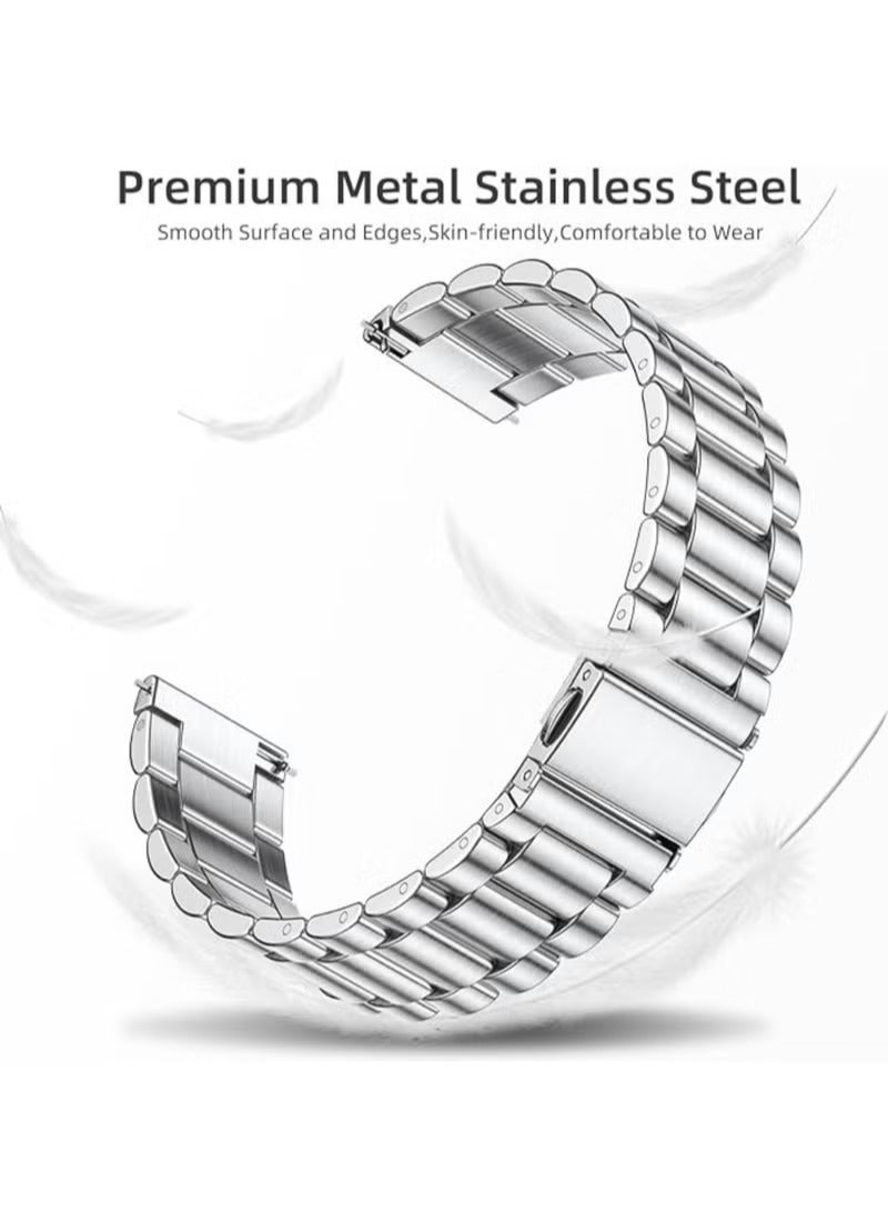 keloray Stainless Steel Band Compatible with Huawei Watch GT5/GT5 Pro 46mm 2024, 22mm Stainless Steel Metal Strap for Huawei Watch GT4/GT4 Pro/Watch 4/4 Pro, Business Style for Men Women - Image 5