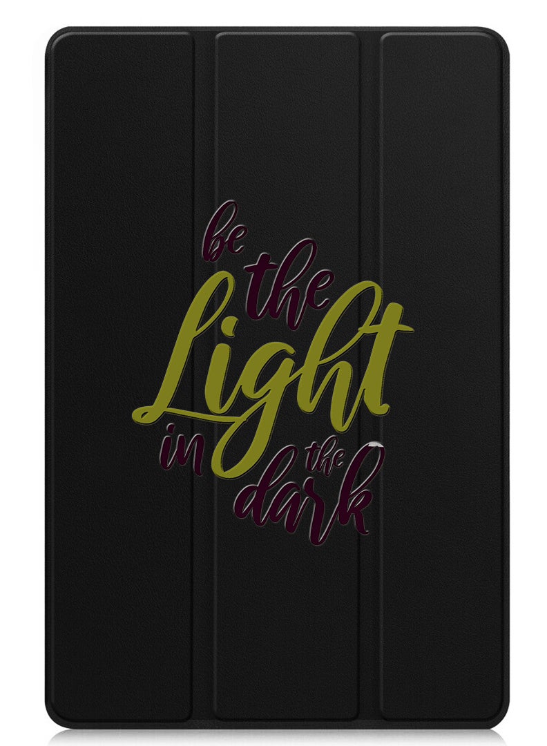 Theodor Protective Flip Case For Huawei MatePad 11.5 S (2024) With Trifold Stand Auto Wake Sleep Shockproof Cover Be the Light in the Dark - Image 1