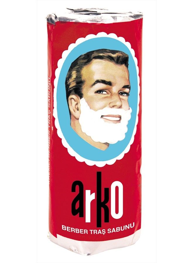 Men Face Shaving Soap Stick, Sensitive skin shave cream, White, ( Pack Of 12 )