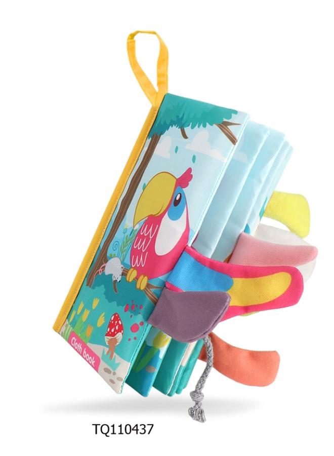 Baby Cloth Book Baby Tear-proof Three-dimensional Tail Ringing Paper Educational Toys Mother And Baby Toys 
