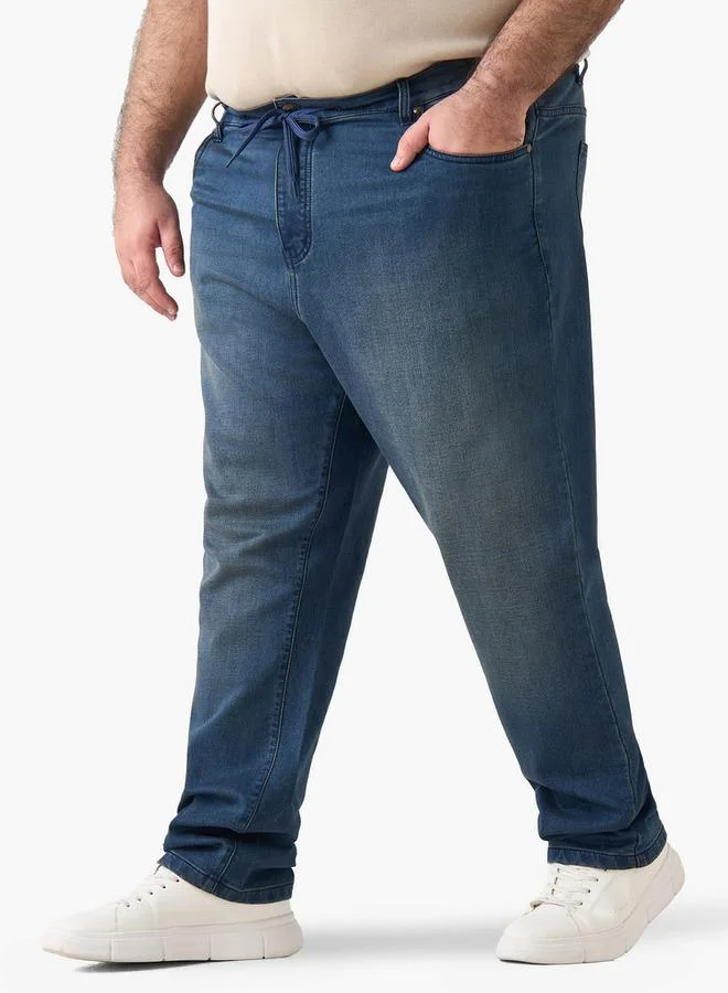 Maxim Men Relaxed Fit Flexi Waist Jeans