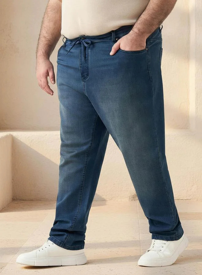 Maxim Men Relaxed Fit Flexi Waist Jeans