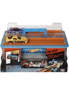 Toy Cars & Track Set, Race Case Playset With 2 Vehicles In 1:64 Scale, Dual Launcher For Side-By-Side Racing & Portable Storage Container - pzsku/ZCA15E714C04047585DBDZ/45/_/1722596554/735af3e6-b0c3-460b-bc6d-c88340fb07cd