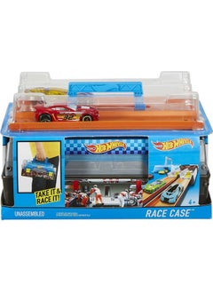 Toy Cars & Track Set, Race Case Playset With 2 Vehicles In 1:64 Scale, Dual Launcher For Side-By-Side Racing & Portable Storage Container - pzsku/ZCA15E714C04047585DBDZ/45/_/1722596608/764967bd-f2da-4f19-853d-e69e3728e4b1